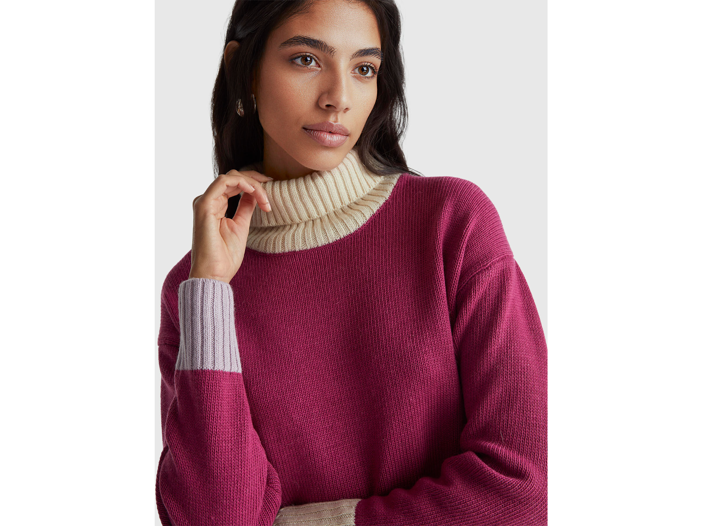 TURTLE NECK SWEATER Women image number 4